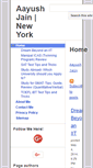 Mobile Screenshot of aayushjain.com